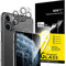 NEW'C 4 Pack, 2 x Protector Pantalla para iPhone 11 Pro y 2 x Protector Pantalla Protector de Lente de Cámara - Cristal Templado - Anti-Rayaduras - Ultra Resistente - Cristal Dureza 9H