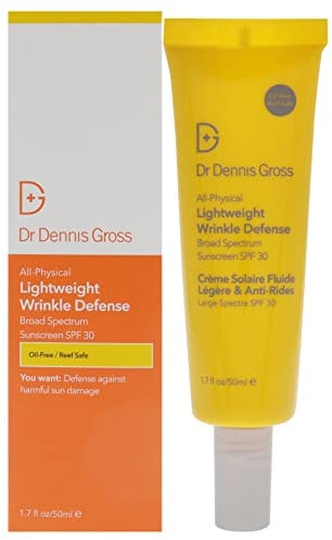 Dr. Dennis Gross All Physical Lightweight Wrinkle Defense SPF 30 For Unisex 1.7 oz Sunscreen