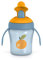 Suavinex, Tasse d'Apprentissage avec Bec Rigide. Tasse Bébé Anti - Fuite avec Couvercle Rabattable et des Poignées. Passe au Lave-Vaisselle. Trainer Cup, 200 ml, Orange, Couleur Bleu