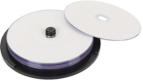 Septpenta Mini Disque DVD R Vierge Enregistrable, 4, 7 Go, 16 X DVD Vierges Haute Vitesse pour Graver des Vidéos, Disques DVD Vierges, DVD Enregistrables pour Musique, Vidéo, Photos(10 PIÈCES)