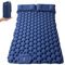 HFHungkeong Selbstaufblasende Camping-Schlafmatte Strand-aufblasbare Schlafmatratze mit Pedal-Luftpumpe und Eingebautes integriertes Kissen, geeignet für Outdoor-Wandern,2-Personen-Matratze 196x125CM
