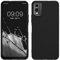 kwmobile Hülle kompatibel mit Nokia C32 Hülle - weiches TPU Silikon Case - Cover geeignet für kabelloses Laden - Schwarz