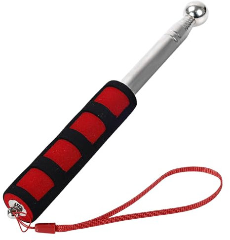 Andux Einziehbare Trommel Hammer Schwamm Griff Portable Wand Fliese Akzeptanz Test Tool SSKGC-01-Rot