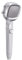 4-Mode Handheld Pressurized Shower Head with Pause Switch, Shower Head High Pressure, Handheld Powerful Flow Shower Heads, Adjustable SPA Shower Head (White)