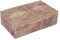 Ajuny Handgefertigte Dekorative Schmuck Aufbewahrungsbox aus Holz Liniendesign Braun – Mehrzweck Schatztruhe Andenken Schmuckstückhalter Uhrenbox Tolle Geschenke, 8x5 Zoll