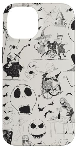 Hülle für iPhone 14 Tim Burton's The Nightmare Before Christmas Tintendruck