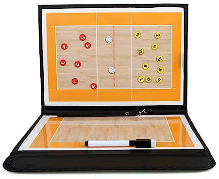SATRJT Volleyball-Trainertafel Faltbares Volleyball-Taktik-Strategiebrett