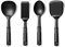 OXO 11393200 Lot de 4 mini ustensiles en nylon Noir