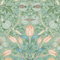 Yullpaper Papier peint floral vintage autocollant vert film adhésif pour meubles papier peint motif fleurs feuilles film décoratif autocollant pour table armoire 44,5 cm x 300 cm