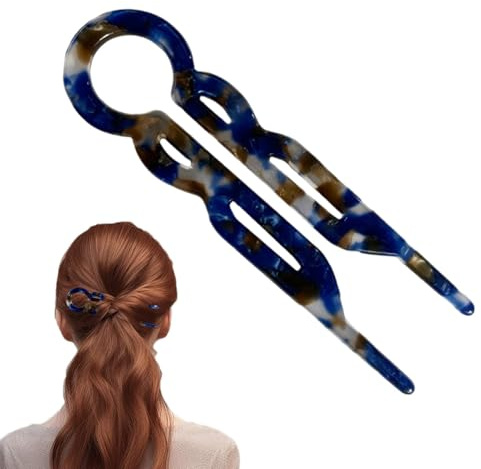 Arched Hair Pins Acetate Arc-Shaped Strong Hold Comfortable Polished
