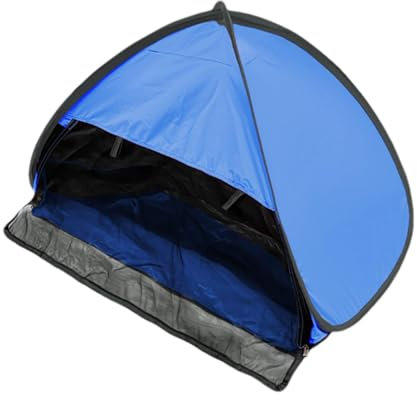Auvent de plage – Tente de plage coupe-vent, imperméable, tente pop-up automatique, entièrement automatique, pare-soleil de plage ouvert anti-gaze, protection UV instantanée