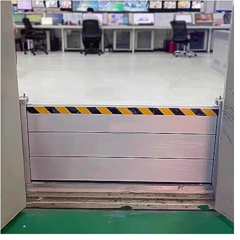 Bouclier de contrôle des inondations pour Porte d'entrée intérieure, seuil de barrière Contre Les intempéries en Aluminium pour Maison Commerciale – réutilisable et détachable, pour entrée d