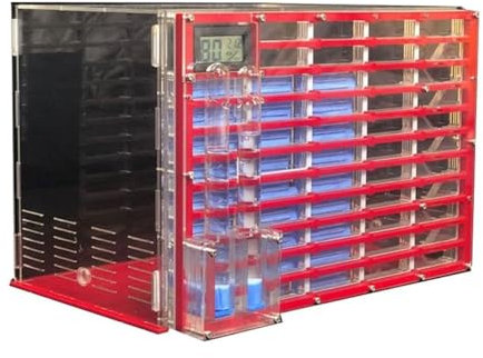 Ameisenfarm Formicarium Ameisenfarm Professionelle Große Ameisenfarm Aus Acryl Mit Futterbereich Großes Ameisenhaus Ameisennest Villa 11 Schichten Ameisenfarm für Draußen(Rood)