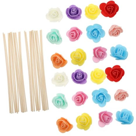 Ciieeo Edles Rattan-duftstäbchen Dekorative Blumen Für Erfrischende Raumdüfte