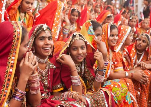 CALVENDO Poster 84,1 x 59,4 cm Querformat Indien - Rajasthan | Bilder, Kunstdruck, Wandbild, Wanddeko, Prints ohne Rahmen