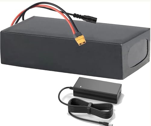 Ebike - Batterie 24V 36V 48V Batterie Lithium-ION 8Ah 10Ah 12Ah 15Ah 20Ah avec Chargeur Batterie pour Vélo Électrique PVC Étanche, pour Moteur 1000W 500W 400W
