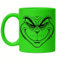 Kiddle-Design Grinch Tasse Neongrün Anti Weihnachten Weihnachtstasse Lustig Personalisiert Weihnachten Nikolaus Wichtelgeschenk