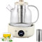 AFAGUEEUPD Multifunctional Health Teapot, 2L Electric Kettle, 6 Functions Tea Maker, 500W High Power, 12H Smart Reservation, 360°C Even Heating, Split Cup Body, Smart Touch Settings