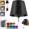 SOUDFK 2025 New Wireless Bottle Lamp,RGB LED Bottle Light with Remote(RGB Black, 1pc)