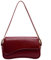 ACUYE Borgogna Borsa a tracolla Y2K pochette da donna rosso scuro in pelle borsa a tracolla Hobo Bag con tracolla regolabile, 04-a Rosso, 25cm