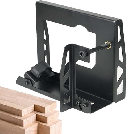 Soporte invertido de cepillador eléctrico - soporte de soporte de planificación de carpas de carpintería | Pastelera de acero duradera para un cepillado seguro, soporte práctico de cepillador doméstic