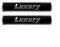 Luxury Zubehör Kotflügel Abzeichen Aufkleber Logo Embleme Auto passend für BMW G20 316i 320i 320d 325i 330i Zubehör (Schwarz)