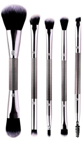 Pinceaux Maquillages Ensemble De Pinceaux De Maquillage 5 Pièces Pinceaux De Maquillage À Double Extrémité For Le Maquillage Du Visage, Le Maquillage Des Yeux Et Plus Encore Pinceaux Cosmétiques