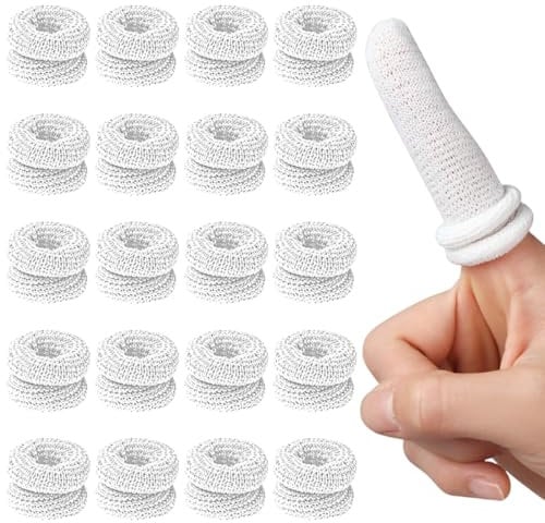 COYUN 20 Pcs Venda Tubular Dedos 30 Pcs Vendaje De Dedo Apósitos Para Dedos Bob Para Dedos Venda Tubular Vendaje Tubular Dedos