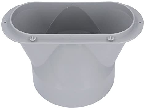 Portable Air Conditioner Exhaust Hose Coupler 5 Inch Durable ABS Material Window Adapter for 130mm Diameter Air Conditioning Exhaust Pipe No Tools Installation Required