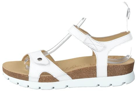 Panama Jack Femme Sulia Basics Sandales Bride Cheville, Blanc (Blanco B1), 39 EU