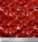Soimoi Rot Baumwolljersey Stoff Rentiere, Geschenk-Box & Kugeln Weihnachten Stoff Drucke Meter 58 Zoll breit