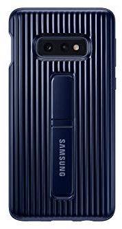 Samsung Galaxy S10e Rugged Schutzhülle mit Ständer, Blau (EF-RG970CLEGUS)