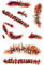 YCYBAB2J 10 Sheets Halloween Temporary Tattoos, Zombie Scar Tattoos, Fake Scars Halloween Costume Makeup for Party Decoration