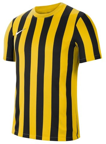 Nike Herren Striped Division Iv Jersey T-Shirt, Tour Yellow/Black/White, XXL EU