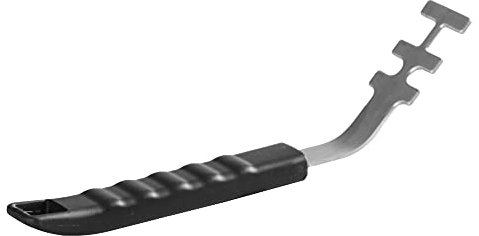 FireRocket Grillrost-Heber aus Edelstahl | 270 x 20 x 25 mm | Robustes Design für sicheres Heben und Handhaben von Grillrosten | 176 g