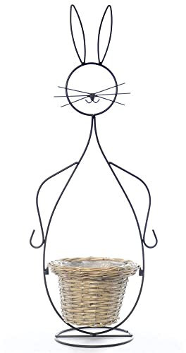 CP International Cache Pot Lapin - Métal - 83 cm