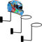 Mural PréSentoir Casque Support mural polyvalent pour casque de moto Casque Stand Titulaire Noir Mural Casque de Moto Stockage Pour Balles pour Casque Perruque Chapeau Balle, Paquet de 3