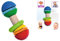 Eichhorn - Baby Stab-Greifling, 10,5 cm lang, bunt, aus 100 Prozent FSC zertifiziertem Buchenholz, ab 3 Monaten