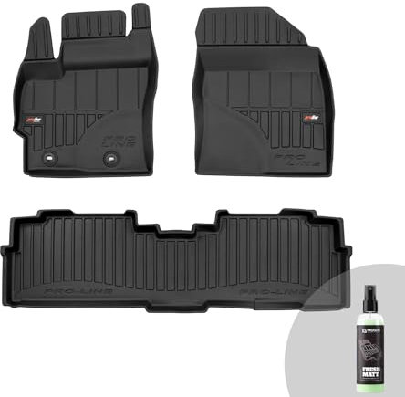FROGUM ProLine 3D Gummimatten Exklusiven Auto Fußmatten Autofussmatten für Toyota Verso 2009-2018 | Die höchsten Kanten