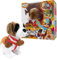Giochi Peziosi Emotion Pets – Samby süßes Bernhardiner-Plüschtier zum Kuscheln und Spazierengehen mit Seiner Leine und seinem Fass für Kinder ab 3 Jahren