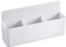 MoKo Boîte de Rangement Magnétique, 3 Emplacements Porte Marqueur d'Effacement de Réfrigérateur, Support de Crayon pour Tableau Blanc, Porte-crayons Aimanté pour Effaceur de Tableau, Clés - Blanc