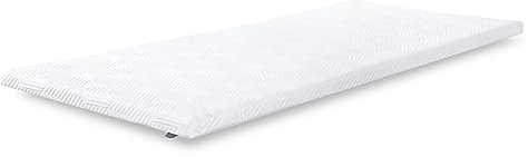 ESSENCE SLEEP Matratzentopper; 90x200x5 cm, elastisch, druckentlastend, atmungsaktiv und feuchtigkeitsregulierend, hautfreundliches Aircell-Gewebe, 100% Polyester, Abnehmbarer Reisverschluss XIA