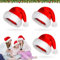 3 Stück Weihnachtsmütze Nikolausmütze Dicker Fellrand aus Plüsch Nikolaus Mütze Weihnachtliche Mütze Reissfest und Dehnbar Für Erwachsene Weihnachtsfeier Weihnachtsmarkt Warme Verdickt (Erwachsene)