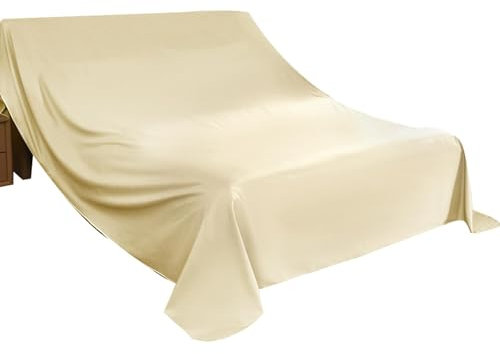 Deewar Staubschutz-Polsterstoff, große Polyester-Möbel-Staubschutzfolie – Haushalts-Heimwerker-Staubschutz für Schrank, Stuhl, Bett, Sofa, Tisch