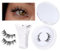 Hebterrka Premium set Von NatüRlichen Magnetischen Wimpern, Wispy Magnetic Lashes,inkl Transparentem Band, Klebefreies Design füR Einen Einfachen
