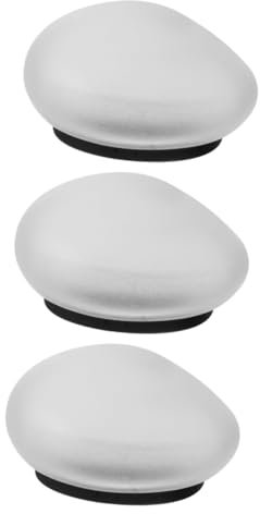 ARTIBETTER 3pcs Sustainable Solar Pebble Lamp for Outdoor Use Led Solar Ground Light for Garden Patio Pathway Lighting