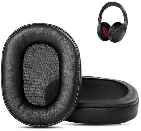 XRHTONG Bequeme Ersatz-Ohrpolster Kompatibel mit Taotronics TT-BH036 SoundSurge 36 Kopfhörern Ohrpolster Kissen (Weicheres Leder/Hochdichter Schaum)