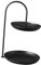 Soporte de Bandeja de Dos Niveles, Bandeja de Dos Niveles, Hierro de 2 Niveles, Resistente Al Agua, Soporte de Bandeja de 2 Niveles, Superficie de Pintura para Hornear para Mesa