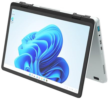 AdvanElink Yoga Laptop InteI N100, 10.95 Zoll IPS 1920 * 1200 Touchscreen, 16GB DDR4 256GB SSD, 360° Faltbar 2 in 1 Tablet PC Win11 Pro, Silber