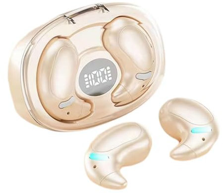 BaYuYPOO Sleep Headphones, Wireless Sleep Earbuds for Side Sleepers, Noise Cancelling Earbuds for Sleeping, Ultra-Thin Bluetooth 5.3 Headphones, Comfortable Invisible Sleep Earbuds